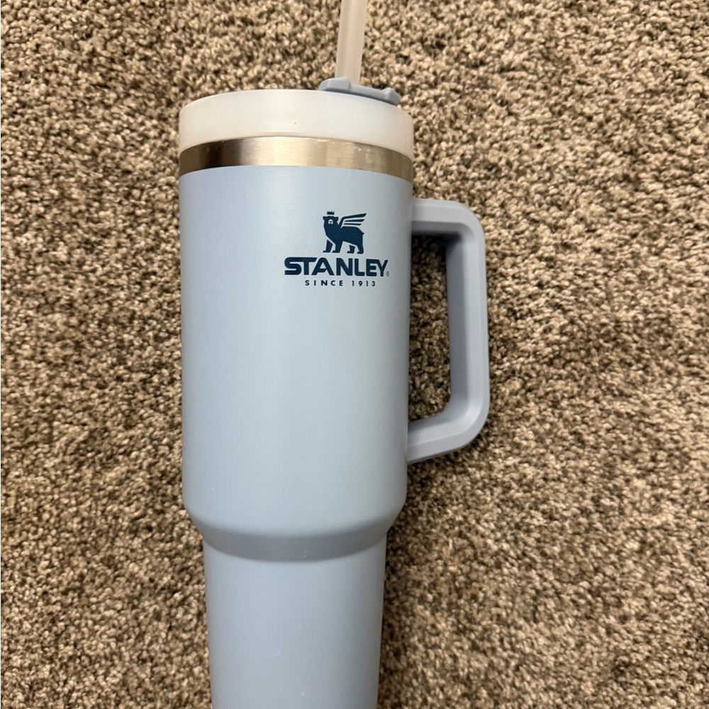 Stanley Light Blue Travel Mug with Handle